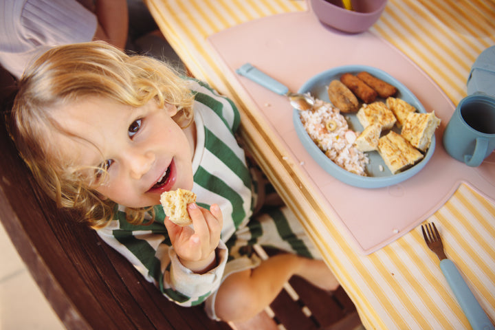 <tc>Assiette avec Succion et Boîte à Lunch ROSE</tc>