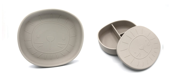 <tc>Assiette avec Succion et Boîte à Lunch SAND</tc>