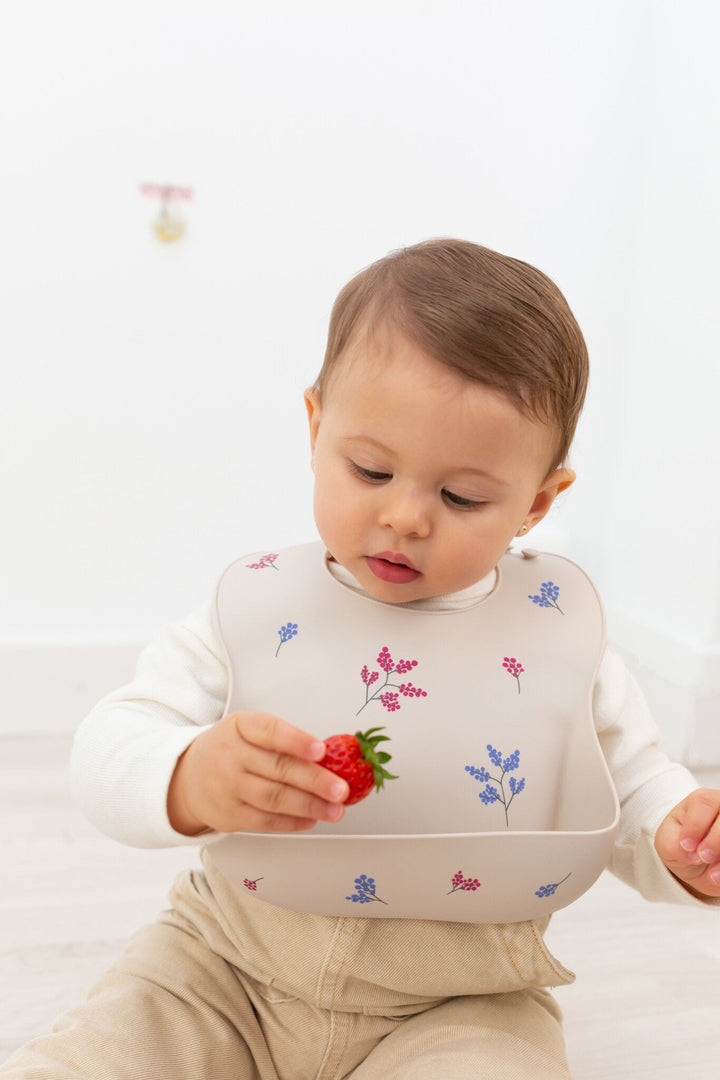 BLOOM Lätzchen aus Silikon - the cotton cloud