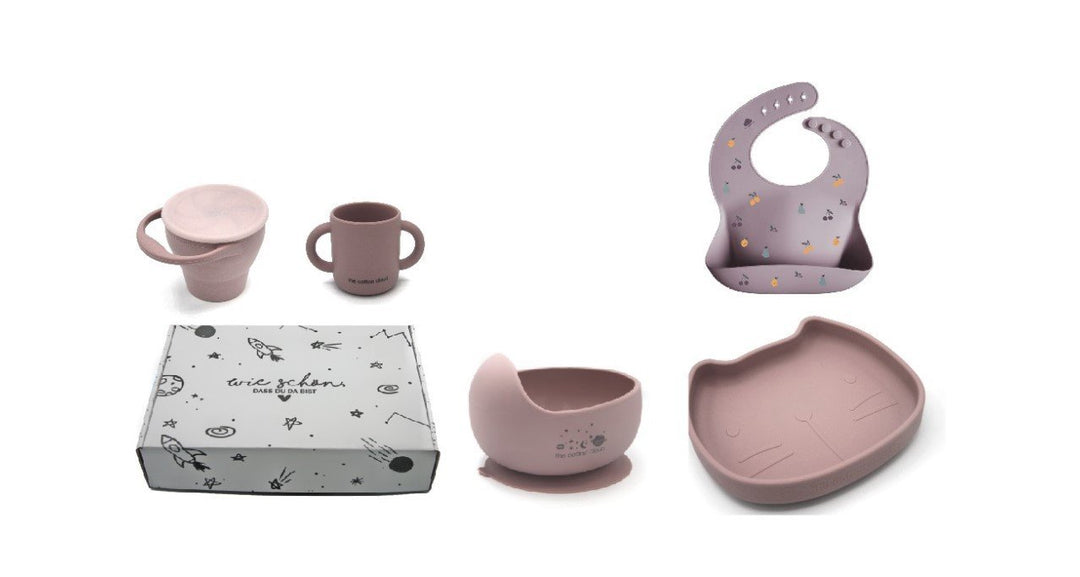 GESCHENKBOX BABY MAXI - Beikost-Start - Rosa - the cotton cloud