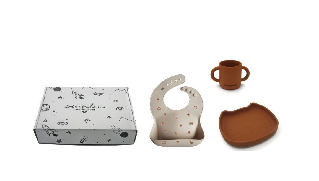 GESCHENKBOX BABY MIDI - Beikost-Start - Caramel - the cotton cloud