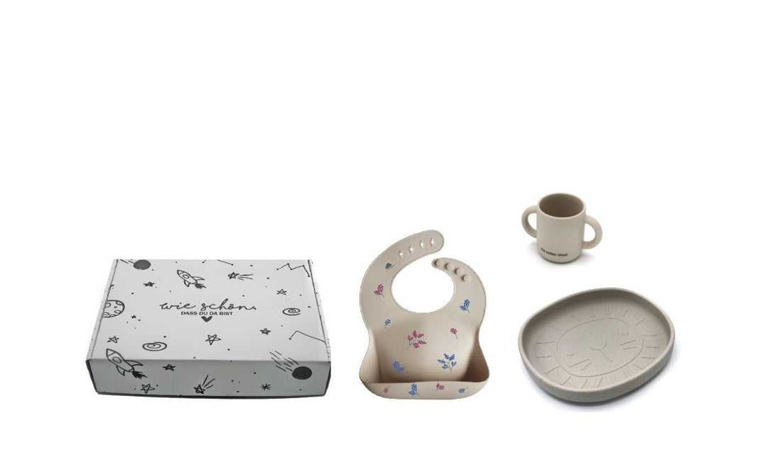 GESCHENKBOX BABY MIDI - Beikost-Start - Sand - the cotton cloud
