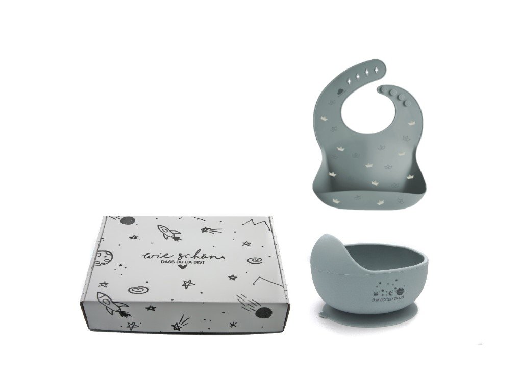 GESCHENKBOX BABY MINI - Beikost-Start - Jade - the cotton cloud
