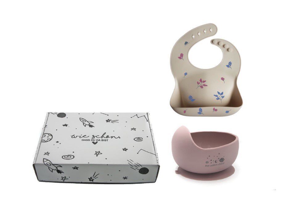 GESCHENKBOX BABY MINI - Beikost-Start - Rosa - the cotton cloud