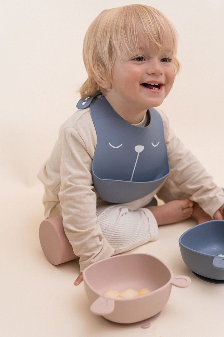 LΓ€tzchen Lili 2-er Set aus Silikon Indigo/Sky Blue - the cotton cloud