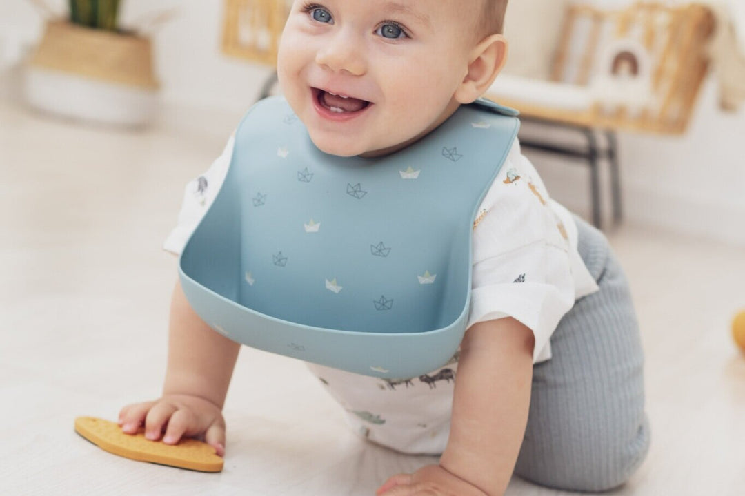 ORIGAMI Lätzchen aus Silikon - the cotton cloud