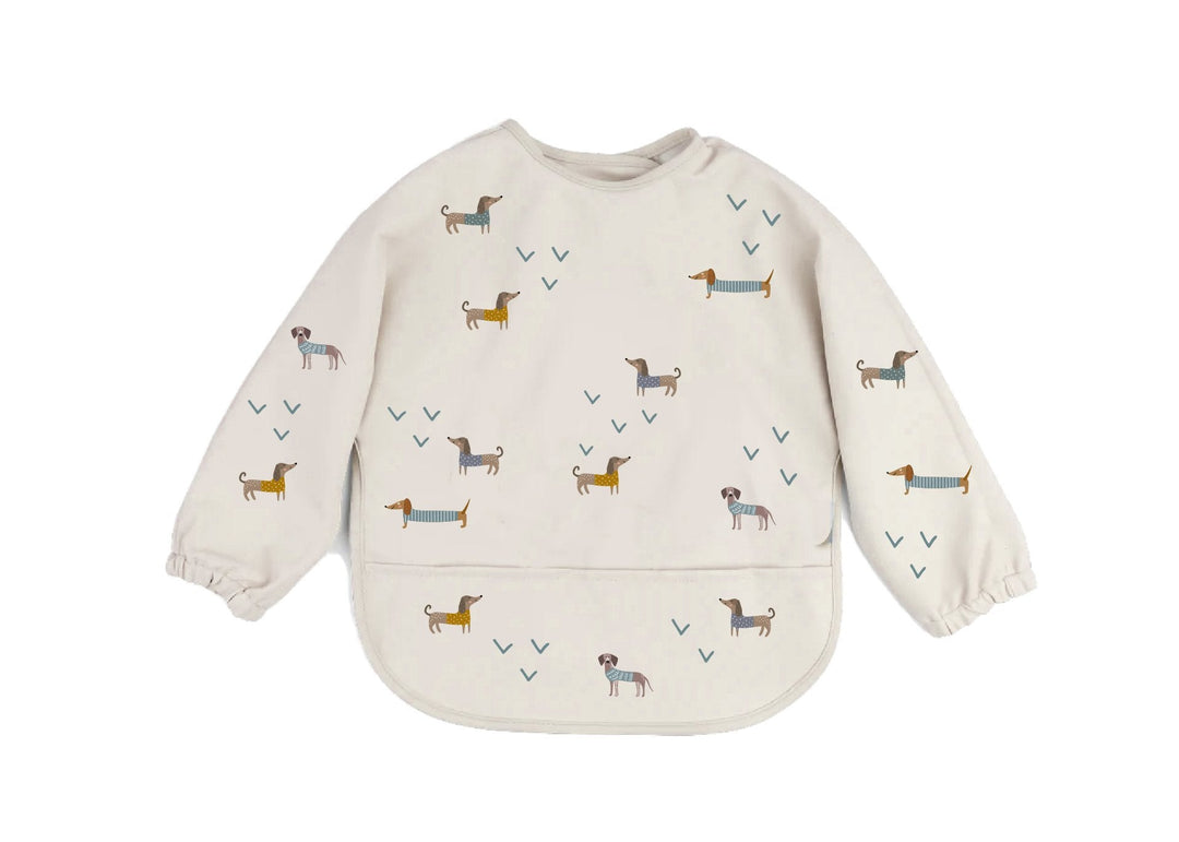 TECKEL Langarm-Lätzchen - the cotton cloud