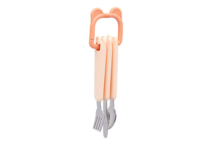Besteckset mit Schlaufe Tangerine
