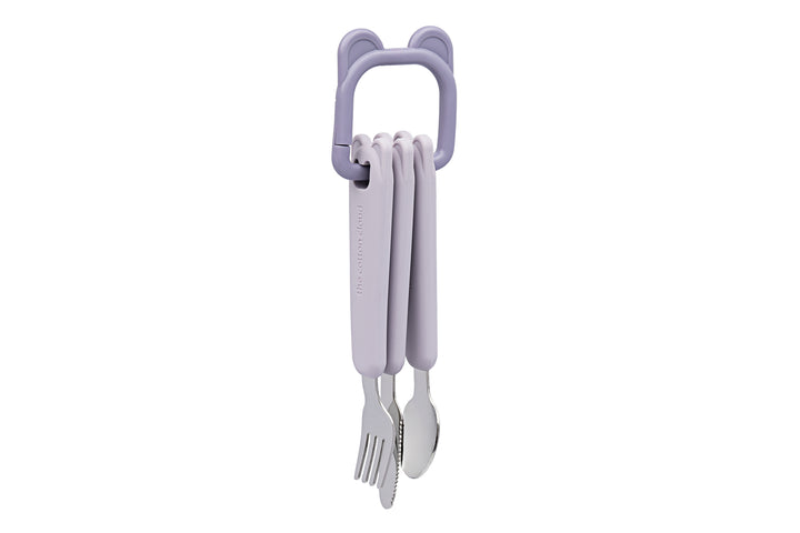 Besteckset mit Schlaufe Lilac