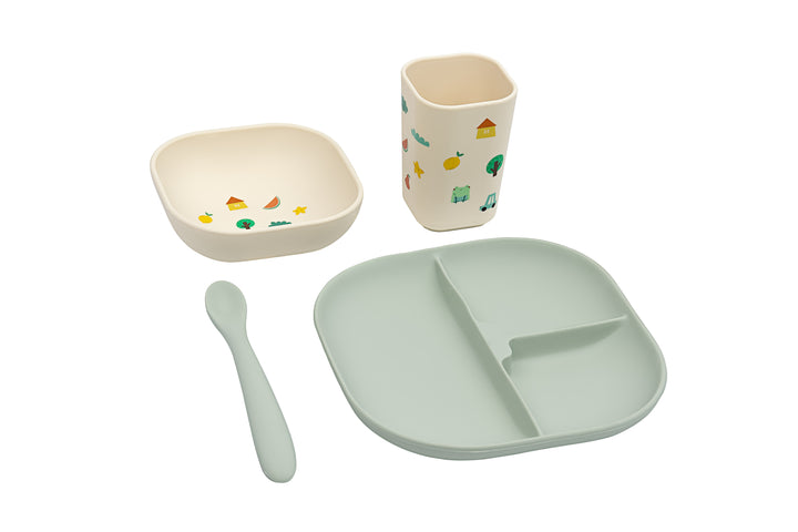 <tc>Set de Vaisselle en Silicone WASABI</tc>