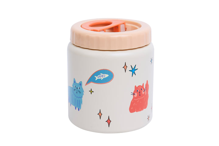 <tc>Termo de acero inoxidable 500ml MEOWTIFUL CATS</tc>