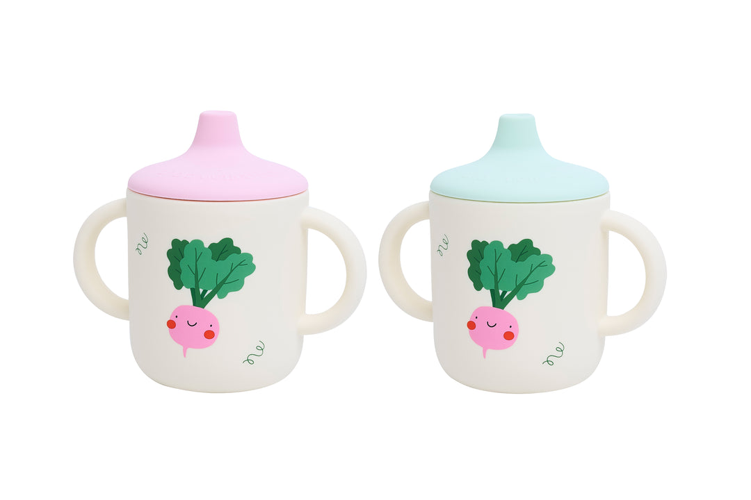 <tc>Sets de vasos con boquilla VEGGIE PALS</tc>