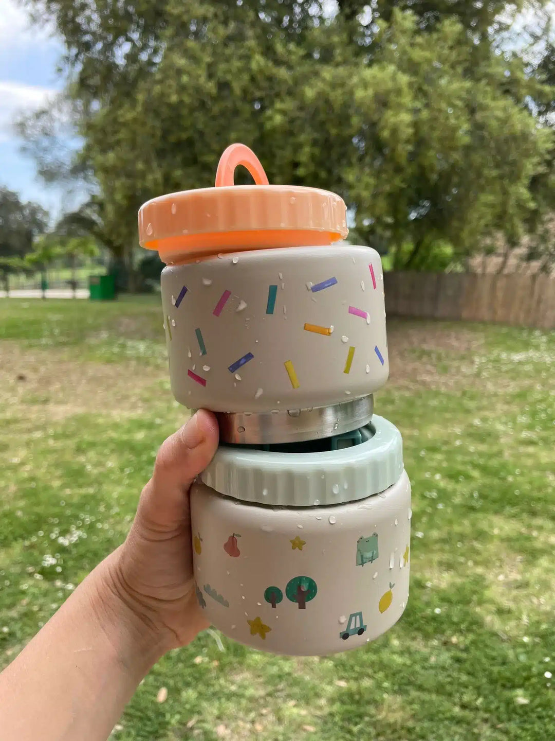 <tc>Stainless Steel Thermo Food Jar 350ml CONFETTI</tc>