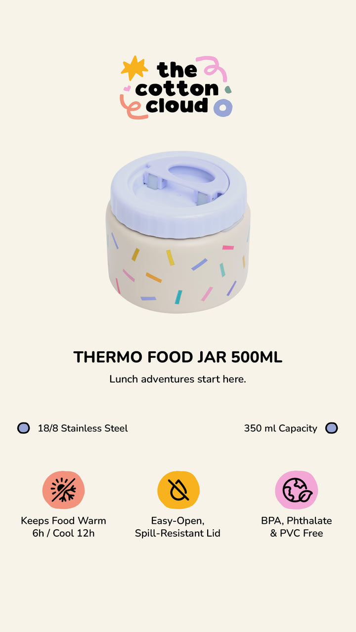 <tc>Stainless Steel Thermo Food Jar 350ml DANCING HEARTS</tc>