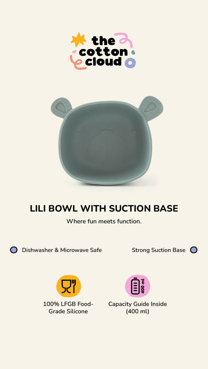 <tc>Silicone Bowl with suction LILI OCEAN</tc>