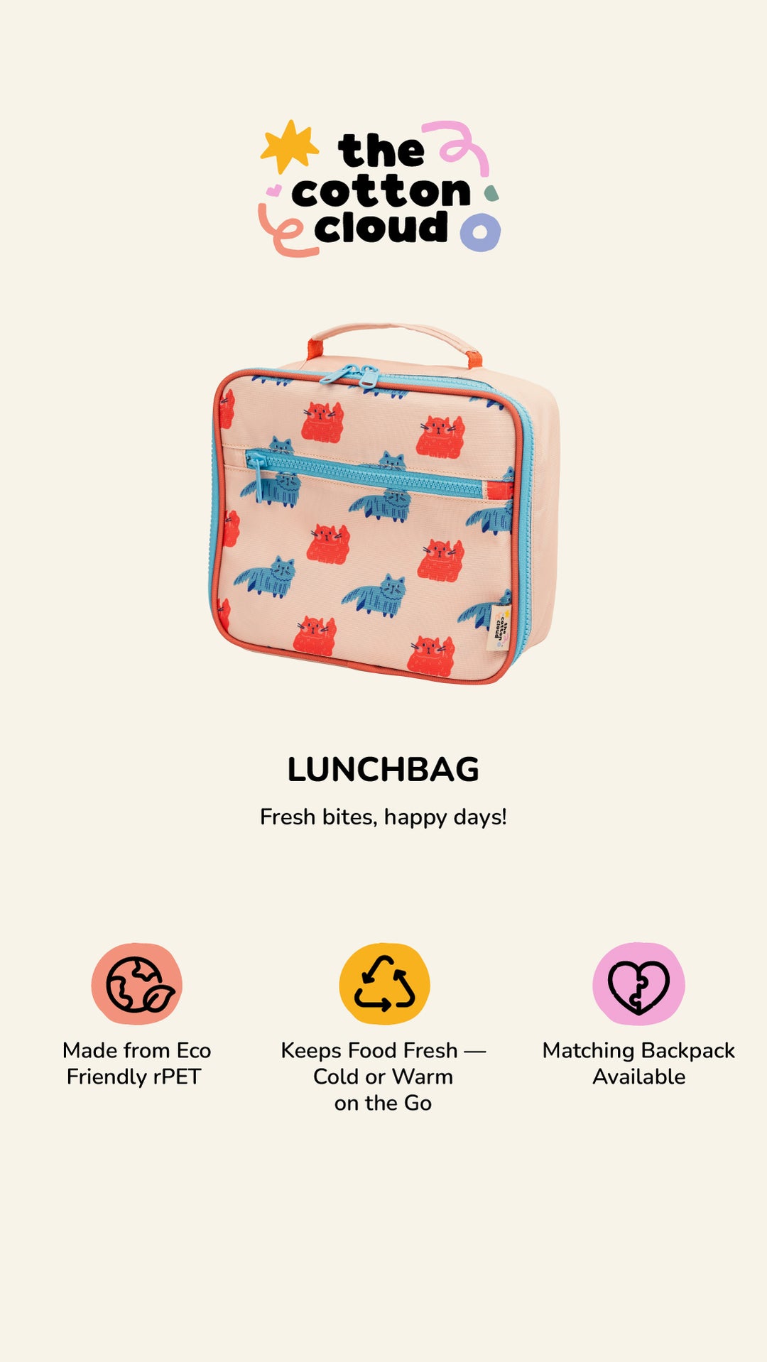   Insulated Lunchbag FUNKY DOGS
