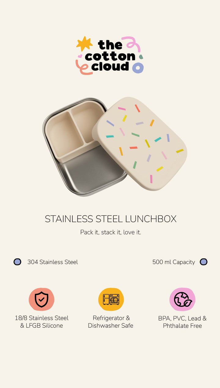 <tc>Stainless steel lunchbox with removable compartments TECKEL</tc>