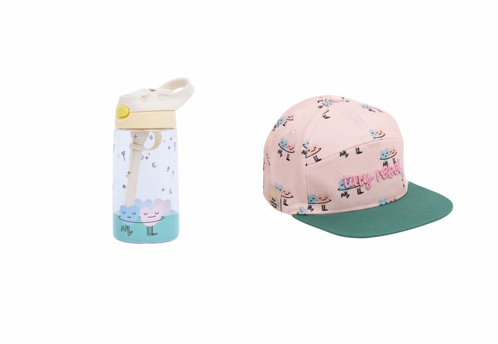 <tc>Casquette &amp; Gourde Set DANCING HEARTS</tc>