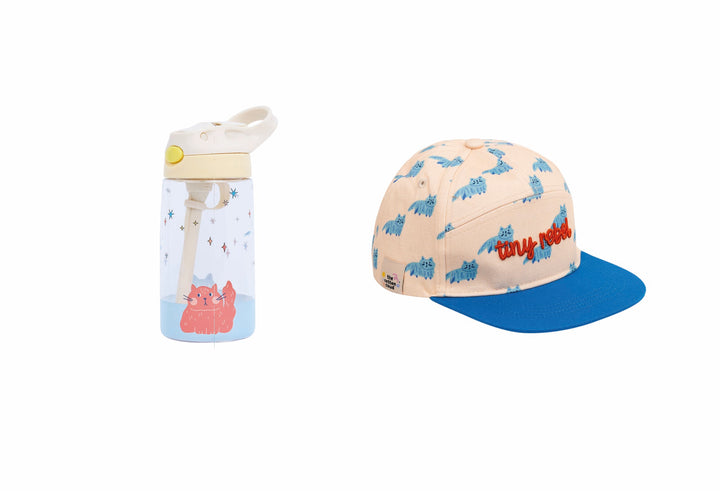 <tc>Casquette &amp; Gourde Set MEOWTIFUL CATS</tc>