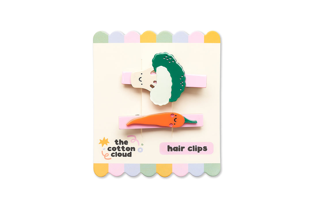 <tc>Hair Clip Set VEGGIE PALS</tc>