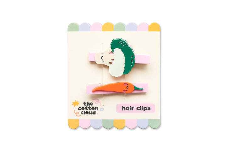 <tc>Hair Clip Set VEGGIE PALS</tc>