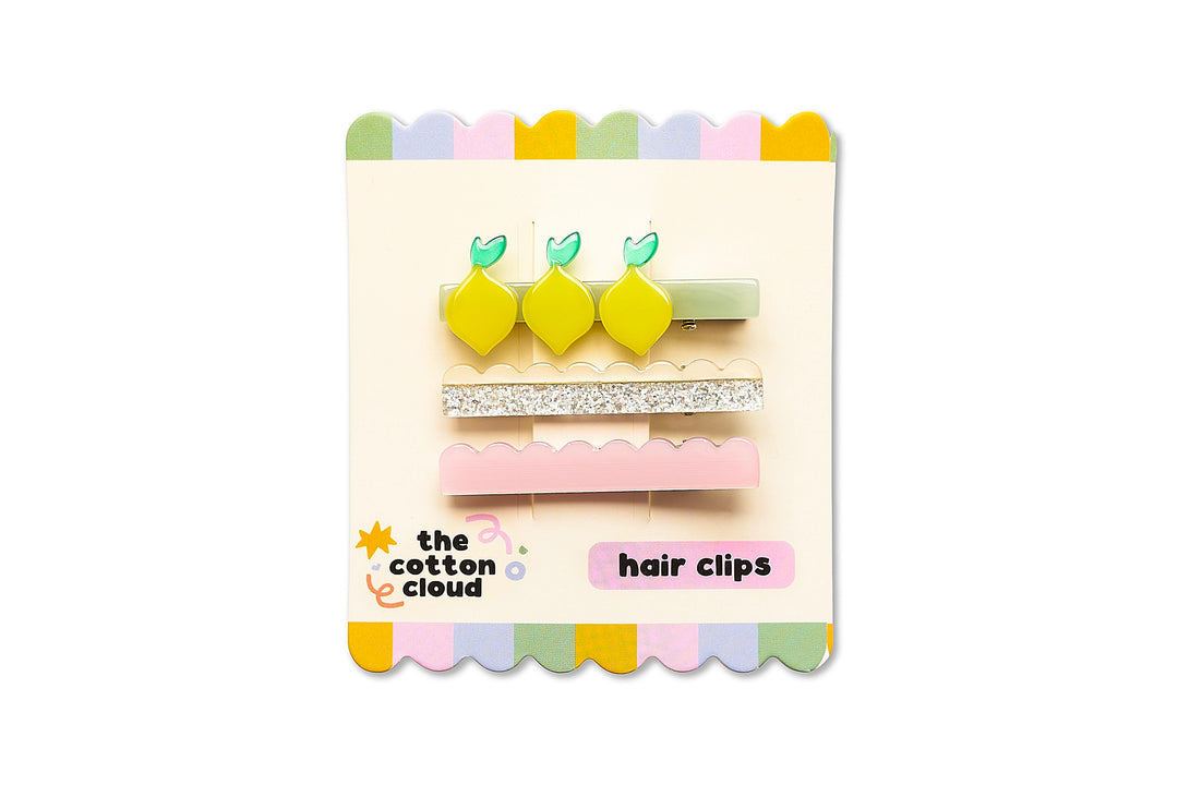 <tc>Hair Clip Set WAVES LEMON</tc>
