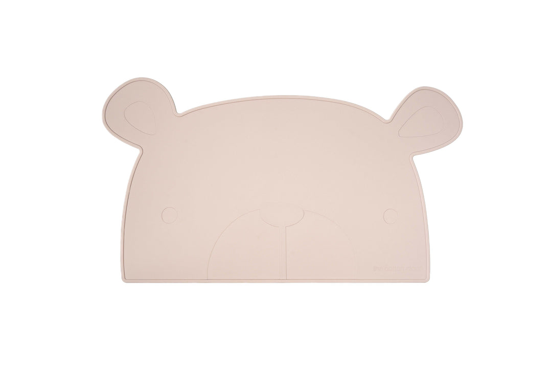 Set de table Lili l'Ours Silicone Prune