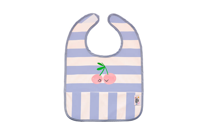 Kurzärmliges Kinder-Lätzchen, wasserabweisend, mit Auffangtasche – ideal zum Essen und Basteln