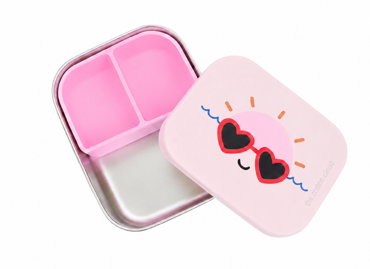 <tc>Stainless steel lunchbox with removable compartments CLUB SOLEIL</tc>