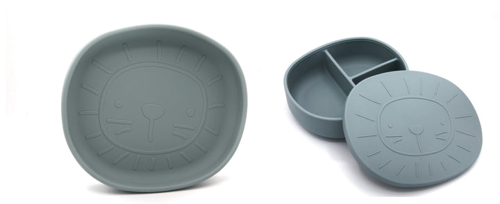 <tc>SET de plato y fiambrera de silicona</tc>