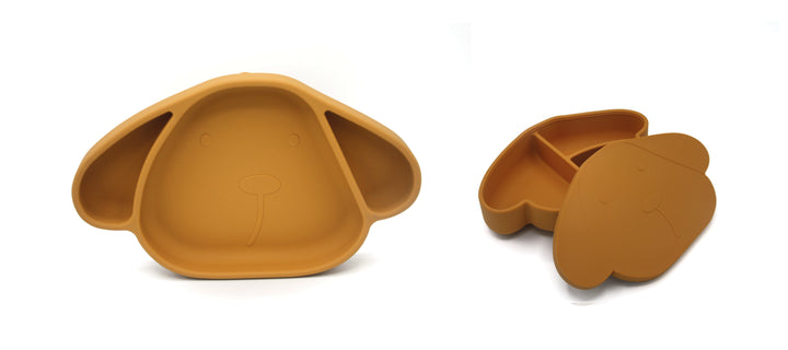<tc>Assiette avec Succion et Boîte à Lunch HONEY</tc>