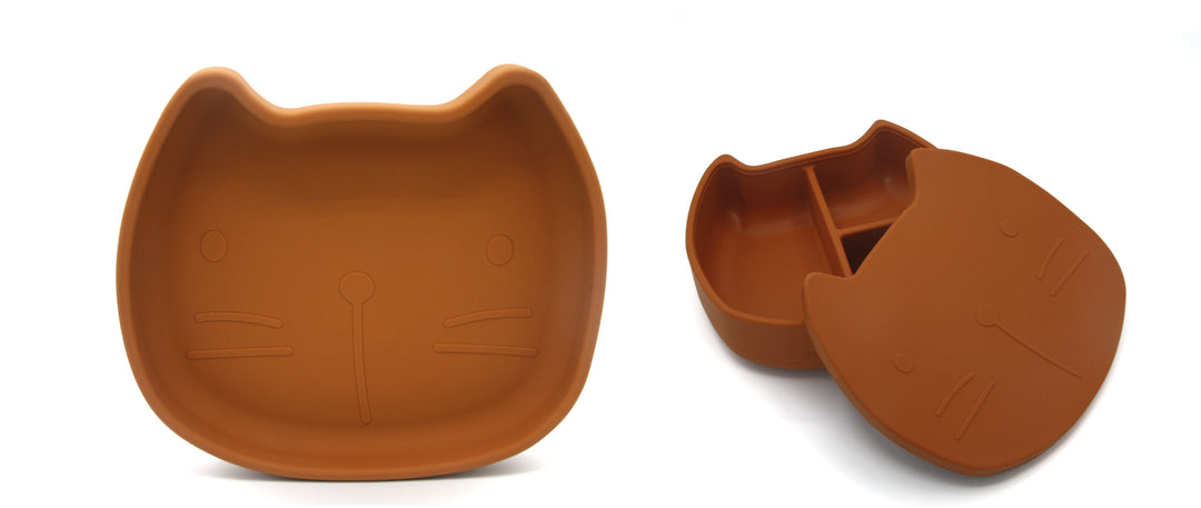 <tc>SET de plato y fiambrera de silicona</tc>