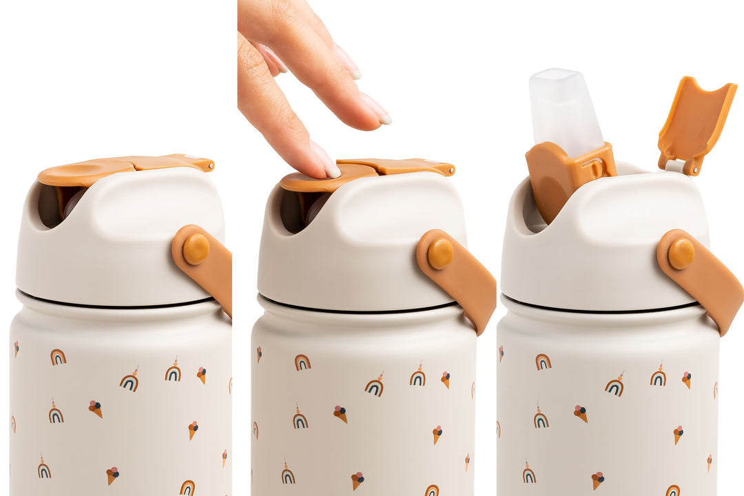 Bouteille à boire en acier inoxydable fruité