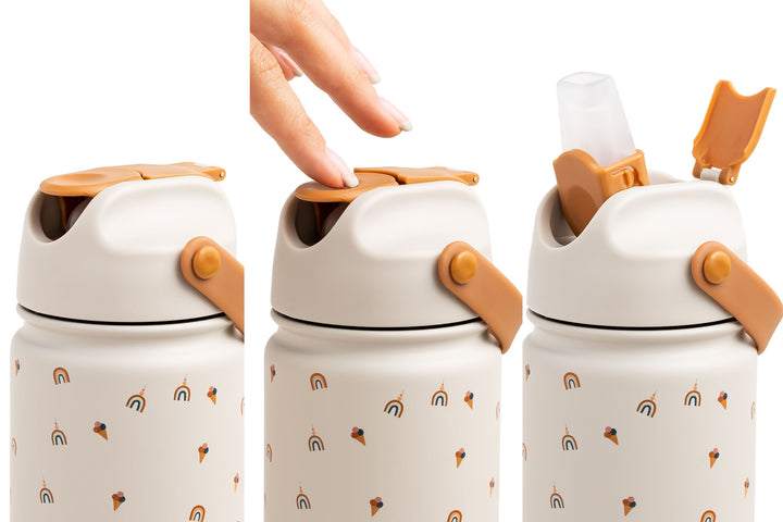 Bouteille à boire en acier inoxydable fruité