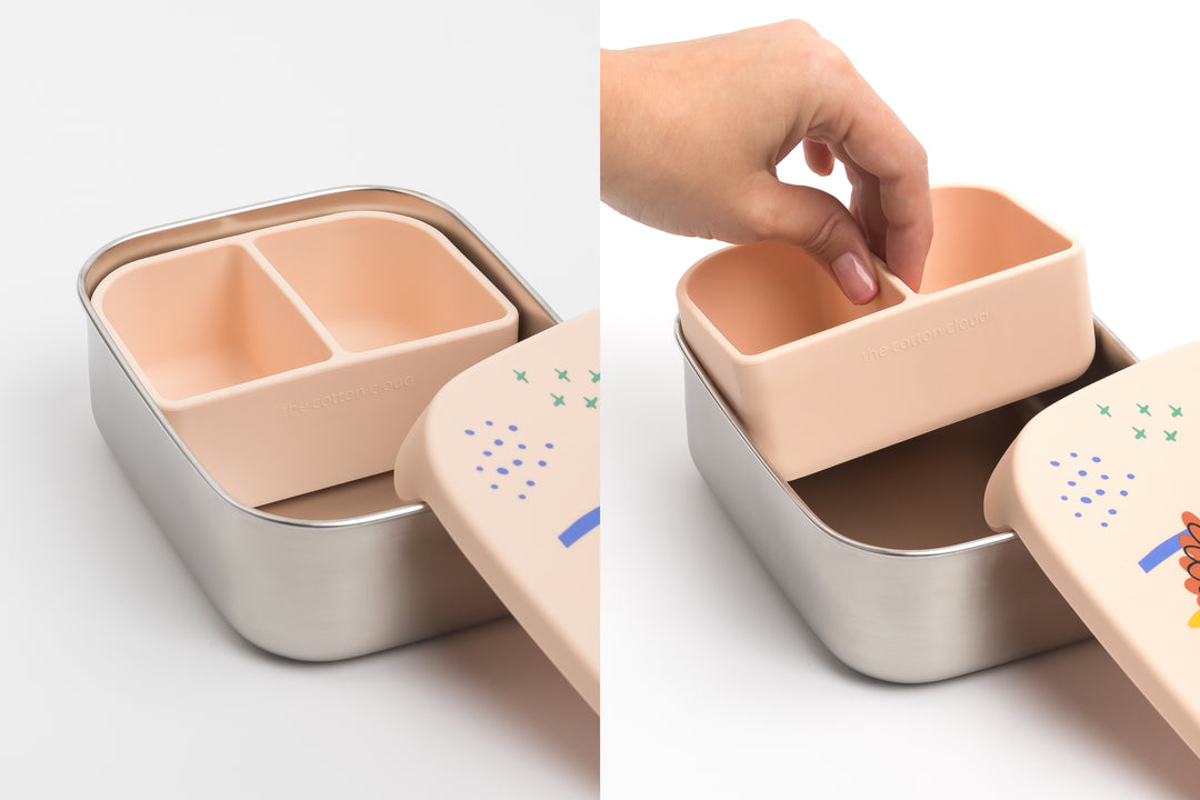 <tc>Boîte à lunch avec compartiments amovibles RAINBOW</tc>