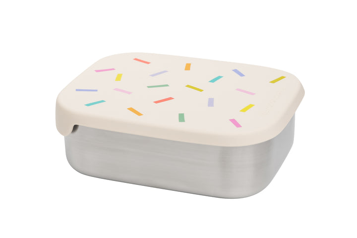 <tc>Stainless steel lunchbox with removable compartments CONFETTI
</tc>
