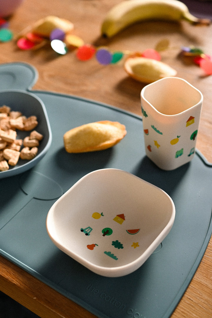 <tc>Set de Vaisselle en Silicone TANGERINE</tc>