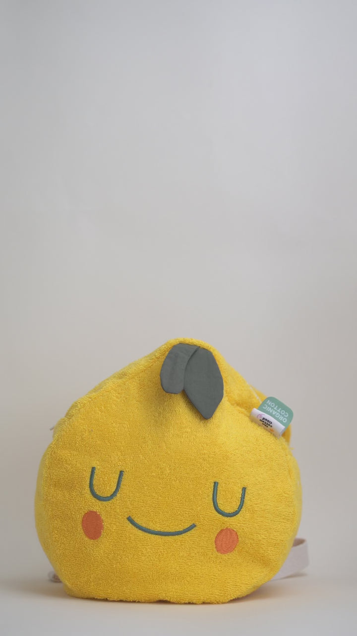 <tc>Mochila de algodón rizo orgánico LOLA LEMON</tc>