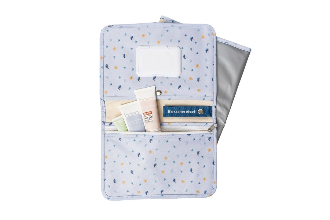 Wickeltasche mit integrierter Wickelunterlage