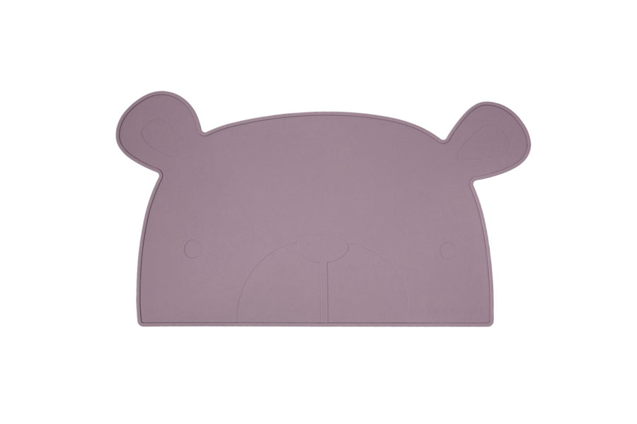 Lili the Bear Silikon Platzset Plum - the cotton cloud