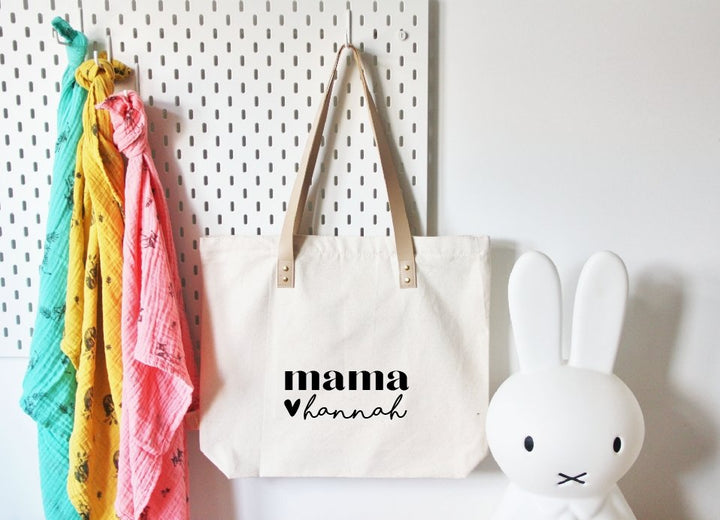 MAMA custom canvas Tasche - the cotton cloud