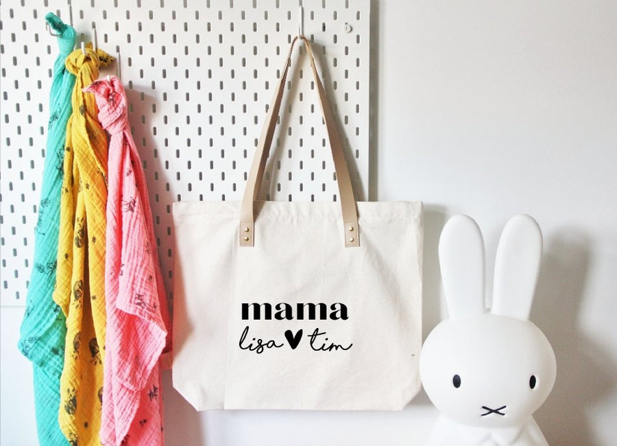 MAMA custom canvas Tasche - the cotton cloud