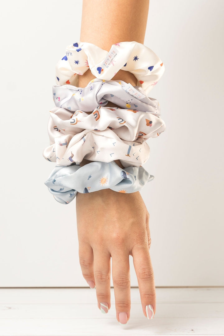 Origami Scrunchie - the cotton cloud