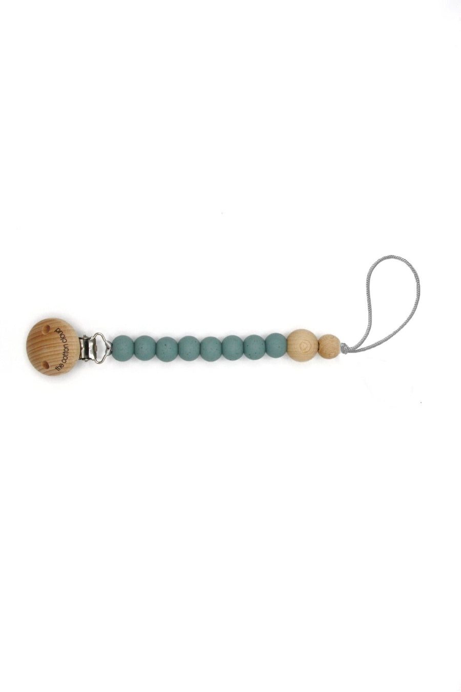 Schnullerkette Round aus Silikon Jade - the cotton cloud