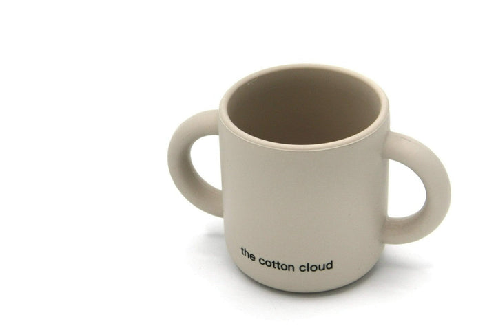 Trinklernbecher aus Silikon Sand - the cotton cloud
